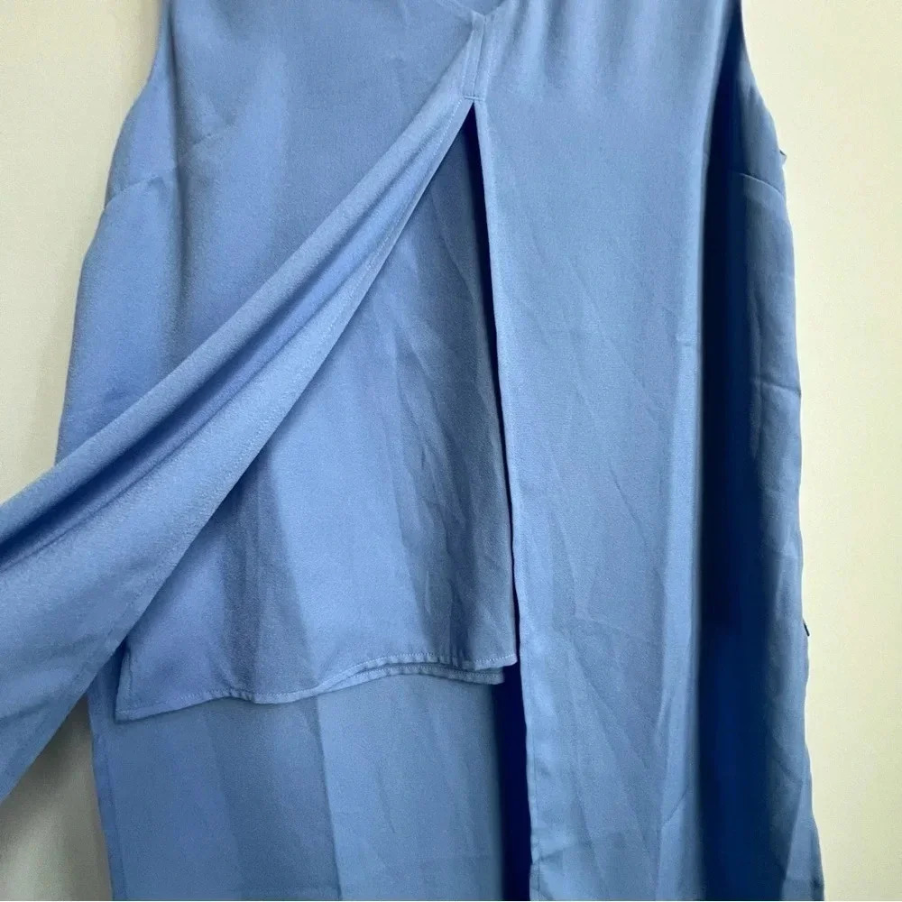 Soft Surroundings Flowy layered tiered Tunic Top Blouse High Low XS Sleeveless - Picture 4 of 14